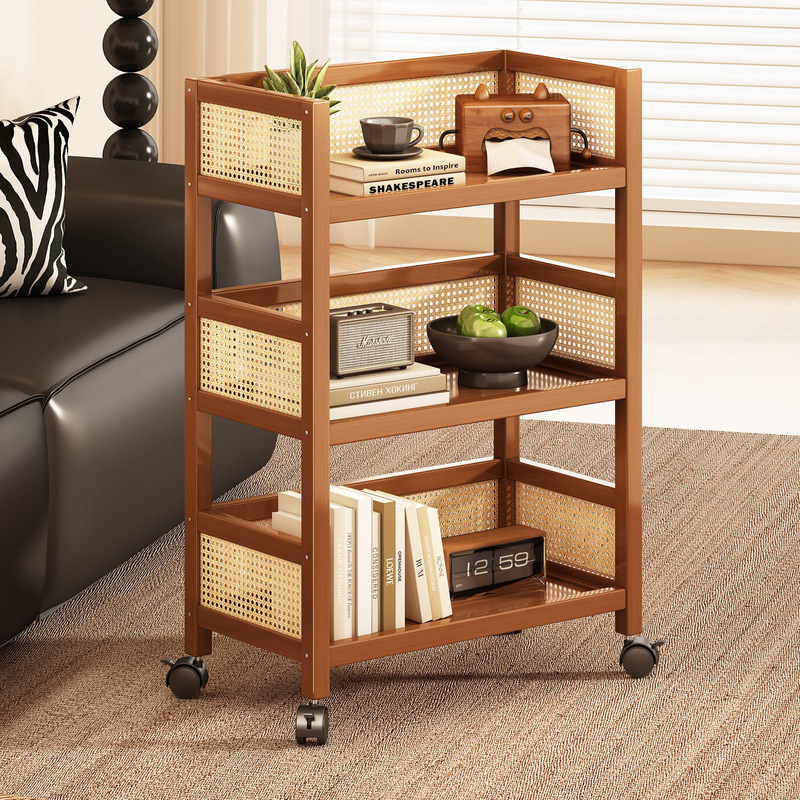 Cross-Border Storage Racks Amazon Fba Warehouse Multi-Layer Storage Trolley Customizable Neutral Packaging