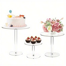 O 73640 Transparent Acrylic Cake Stand ͸������� �羳����