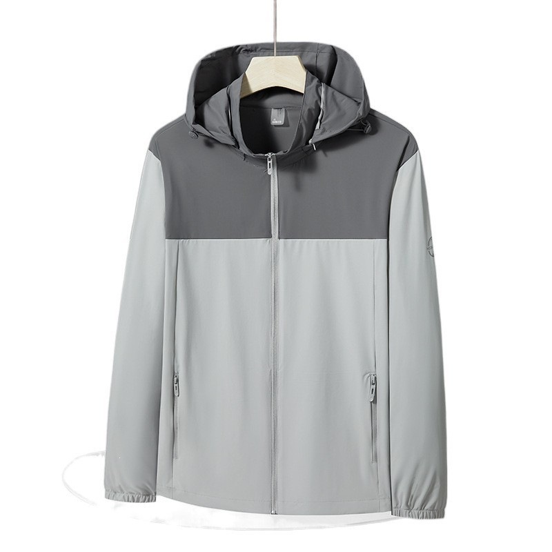 Summer Ice Silk Sun Protection Clothing Upf50+ for Couples, Lightweight, Quick-Drying, Breathable Uv Protection Clothing, Can Be Customized with Logo, Cross-Border