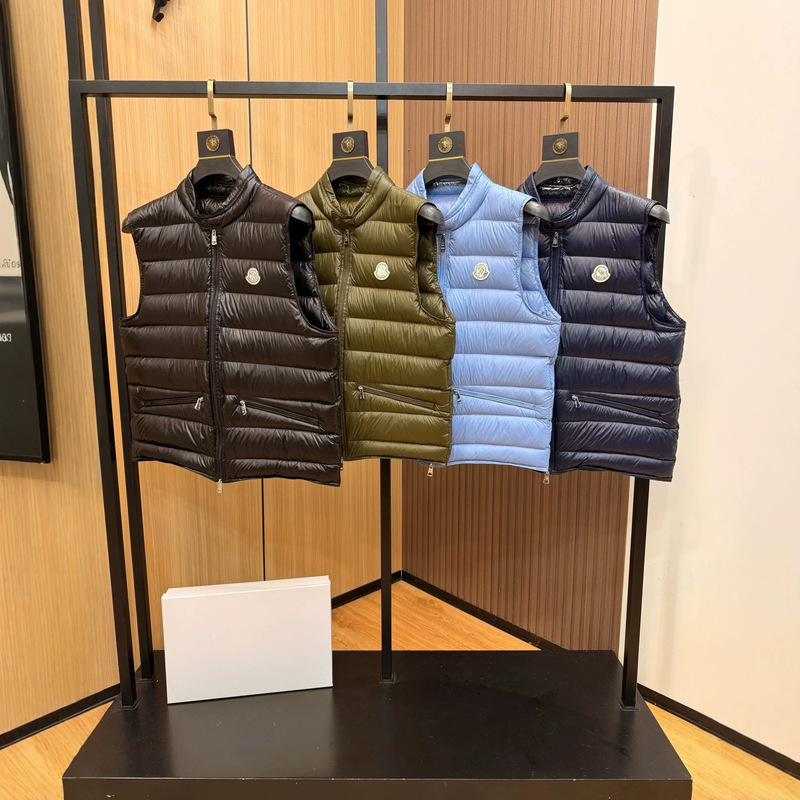 Mengjia Gui high-end version 26ss autumn and winter lightweight down vest with stand-up collar, casual jacket for both men and women
