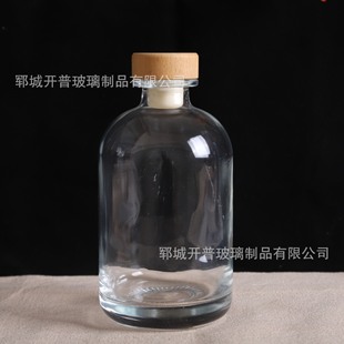 New 18-Year-Old 500ml Wine Bottle Ice Wine Bottle Red Wine Bottle Transparent Frosted Fruit Wine Bottle 250ml Glass Empty Wine Bottle