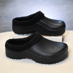 Slippers Men's Foreign Trade plus size 2024 New Baotou Casual Sports Slippers Men's and Women's Fashion Personalized fleece-lined Cotton Slippers