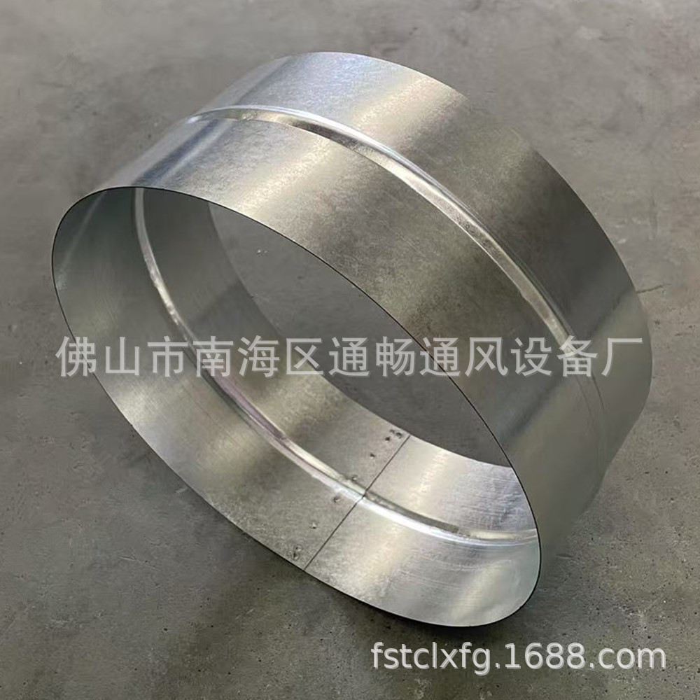 直通 镀锌白铁皮内接接头风管排风机软接头