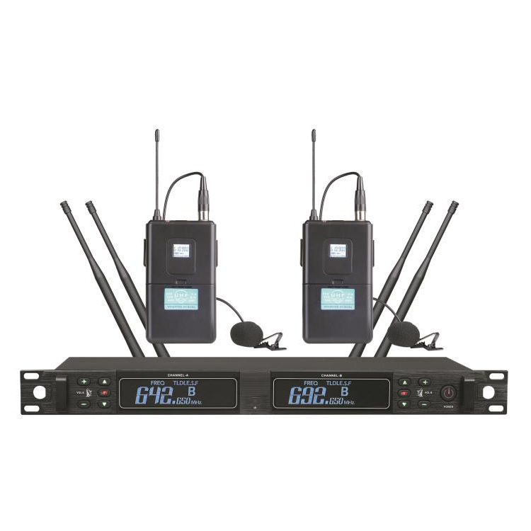 Micrófono Dinámico para Exteriores de Venta Directa de Fábrica, Tarjeta de Sonido Inalámbrica Portátil de Banda U de Uno a Dos Canales