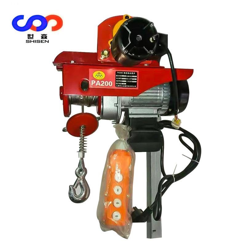 微型电动葫芦220v家用电动葫芦800kg吊机提升机小型卷扬机