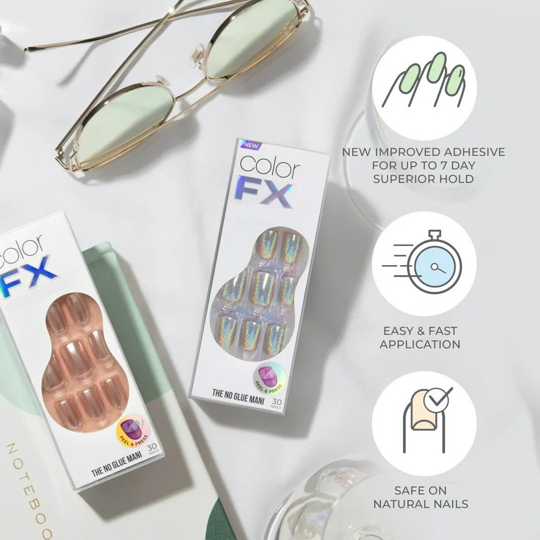 Hand-Wearing Armor Blue Voni Wearing Armor Beginners Getting Starter Natural 5 Minutes Fast Application of False Nails