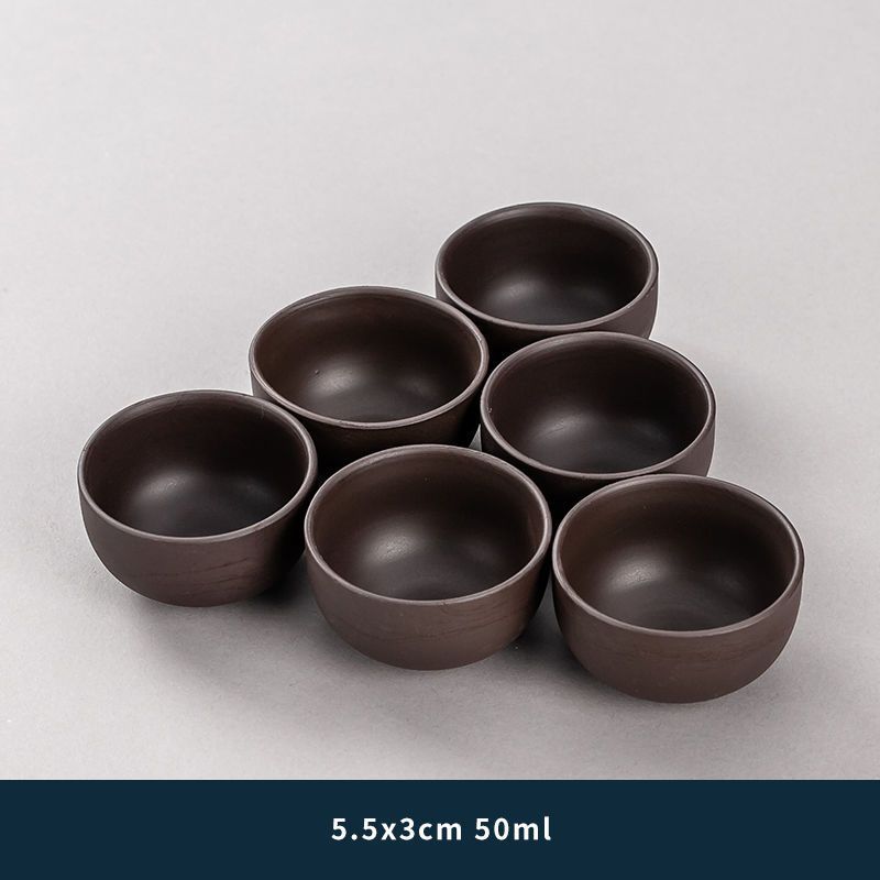 검은 보라색 모래-시시 컵 6