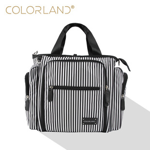 COLORLAND European and American famous fashion trendy portable crossbody multi-functional mummy bag waterproof large capacity
