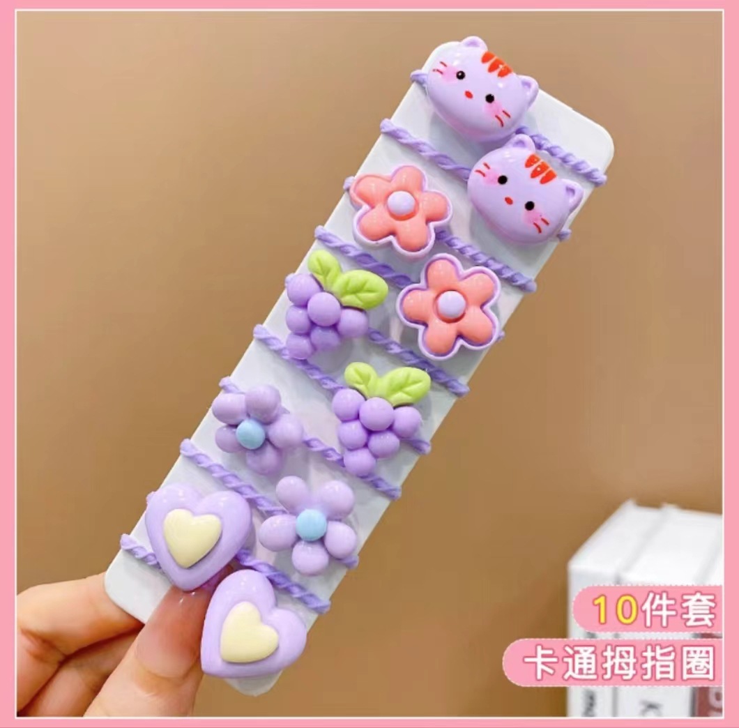 Niños de dibujos animados banda de goma niñas lindas bebés cuerdas de cabello elásticas no lastimas cuerdas de cabello pequeñas adornos para el cabello