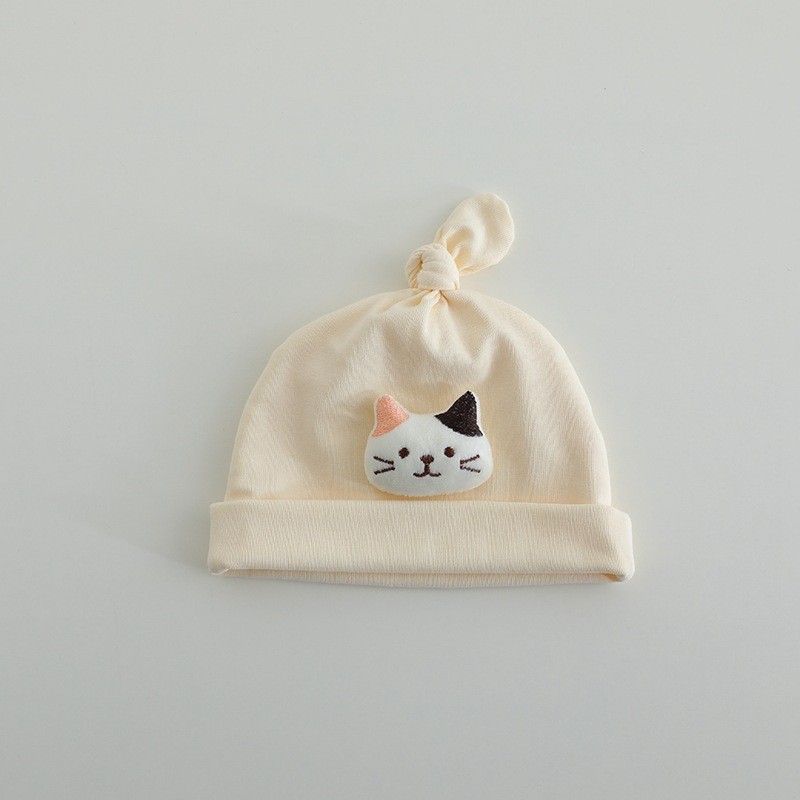 Sombreros para bebés primavera y otoño delgados pequeños meses bonitos sombreros para bebés y niños pequeños sombreros fetales al aire libre