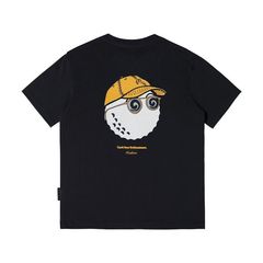 GOLF 夏用純綿ラウンドネック半袖Tシャツ ゴルフウェア 男女兼用