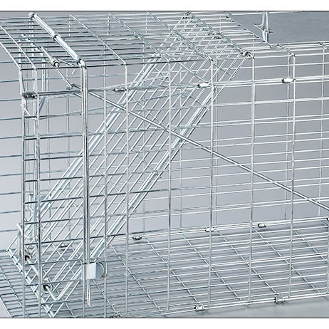 Jaula de gato al por mayor jaula de gato plegable jaula de gato de rescate suministro directo de fábrica gran cantidad de descuento jaula de alambre de acero eléctrico galvanizado en frío