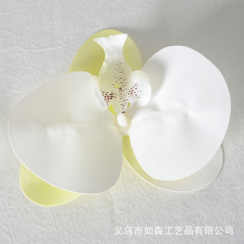 シミュレーションフィルム胡蝶蘭花頭花弁シミュレーション花アクセサリーヘアピンdiy手作りウェディングドレス装飾|undefined