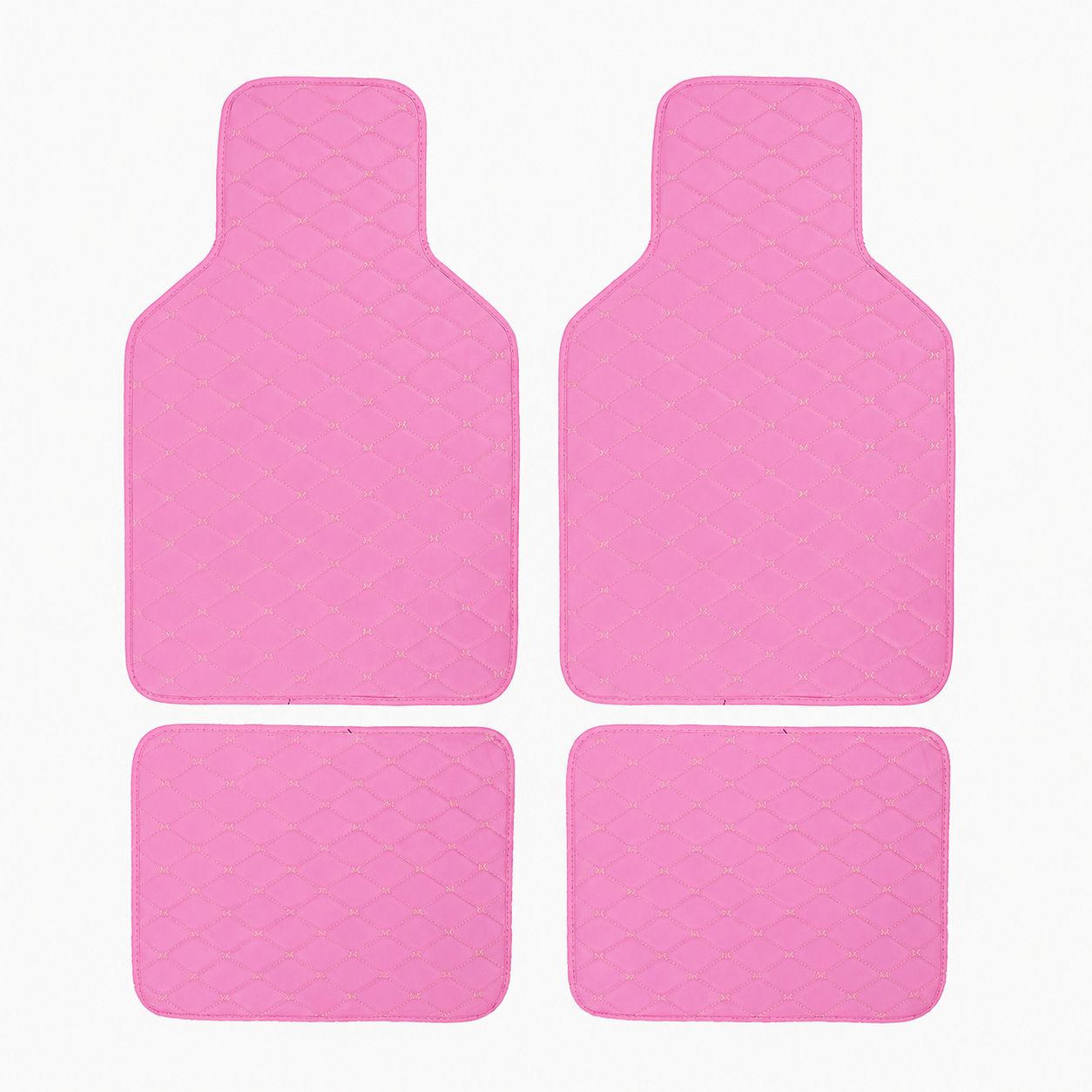 Wholesale and dropshipping of foreign trade car carpets, Amazon cross-border quilted foot mats, right-hand drive PVC universal car floor mats