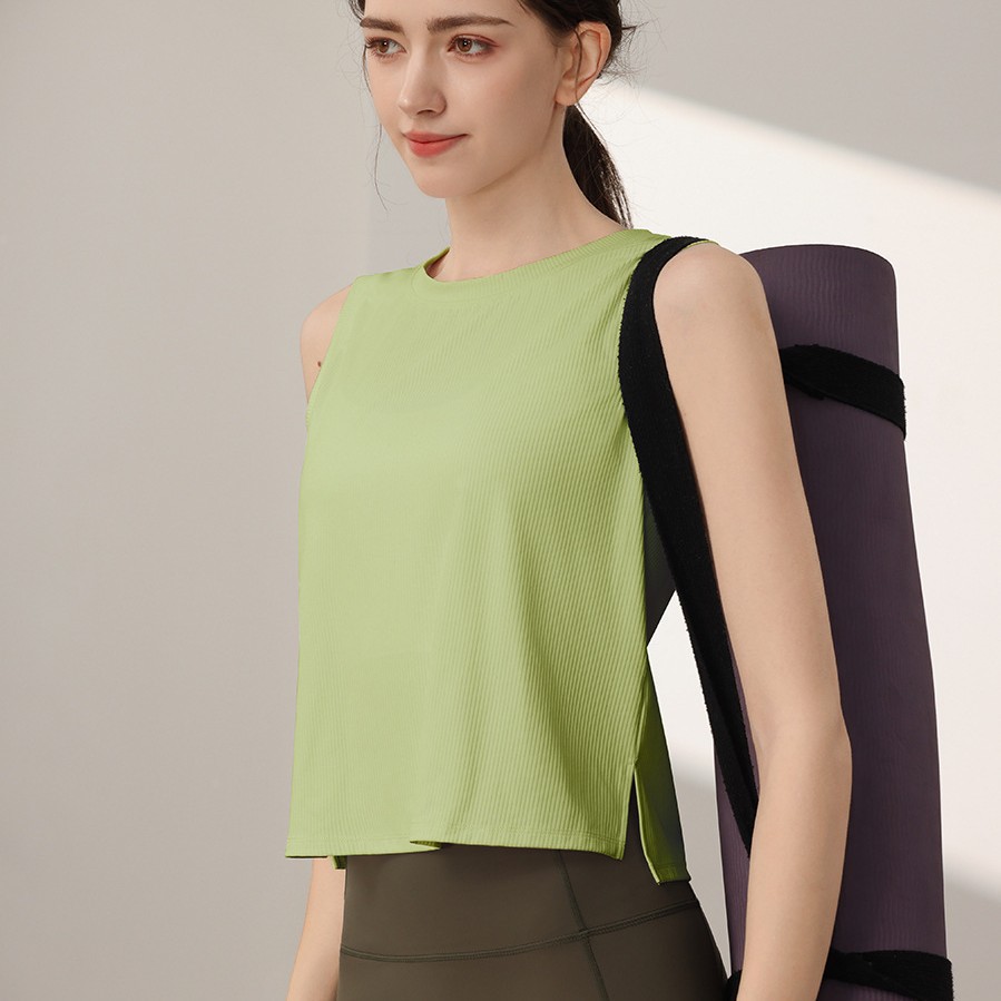 Lulu New Arrival Running Jumping Yoga Wear Sports Vest Women's Fitness Wear Sleeveless Sports Top Blouse Summer