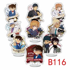 動漫名偵探柯南周邊小立牌柯南灰原哀新一小蘭亞克力台牌擺件