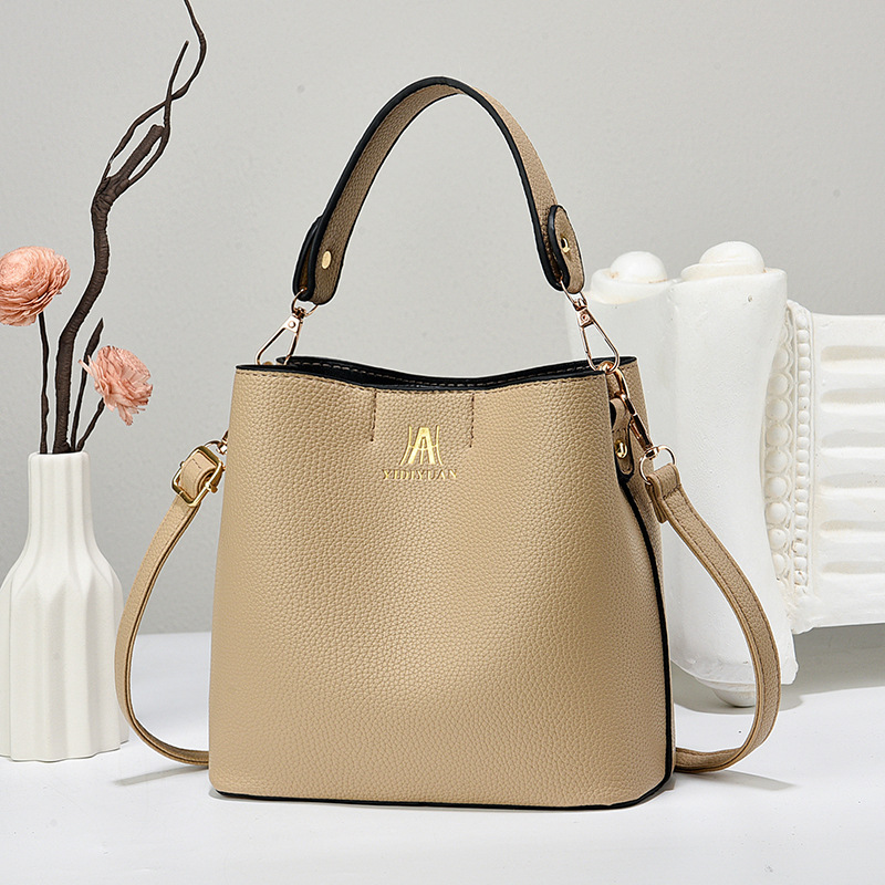 Bolso de cubo bolso de textura bolso de mano de gran capacidad bolso de mensajero de hombro comercio exterior Taizhou bolso de mujer al por mayor transfronterizo bags