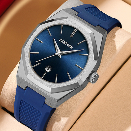 Bestwin Silicone Band Student Watch Men's Wholesale Wristwatch Fashion Calendar Men's Watch Bestwin Silicone Band Student Watch Men's Wholesale Wristwatch Fashion Calendar Men's Watch