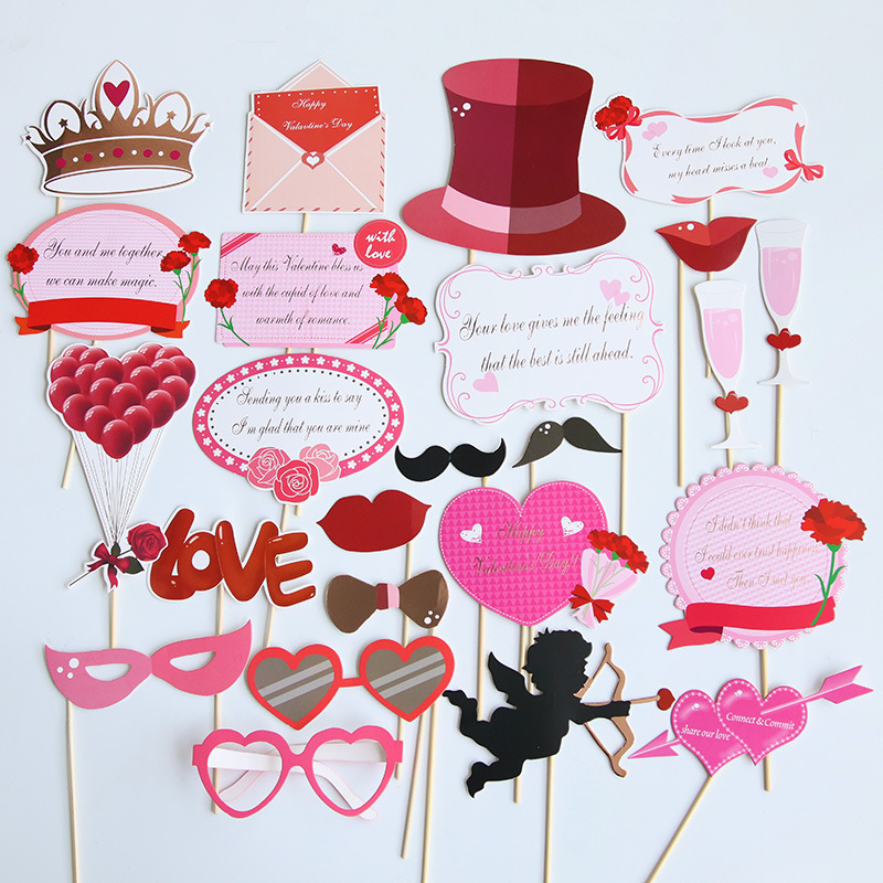 Foto de papel props Boda boda cumpleaños fiesta individual Halloween mano atmósfera decoración foto props