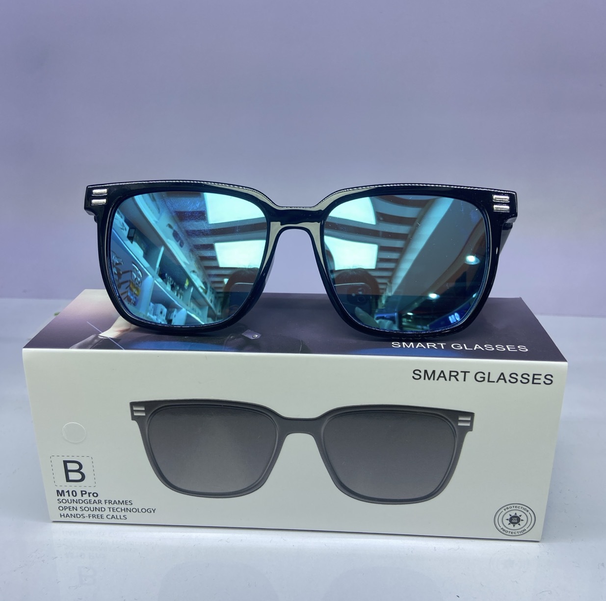 Gafas de sol inteligentes con traductor ia audio bluetooth_voghion.com