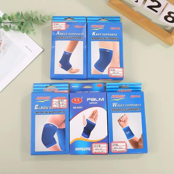 Outdoor Sports Knitted Protectors Elbow Protectors in stock Wholesale Comfortable Breathable Arm Elbow Protectors sapphire blue Sports Knee Protectors