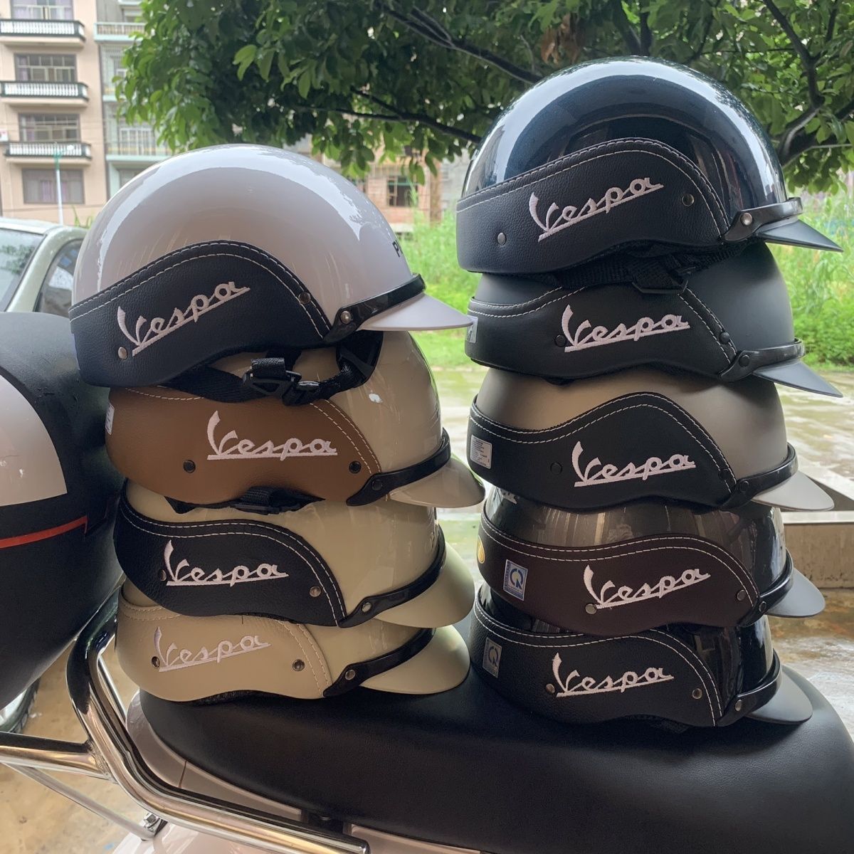 Vespa Piaggio Helmet - Original Vietnam Import - Fashionable, Lightweight