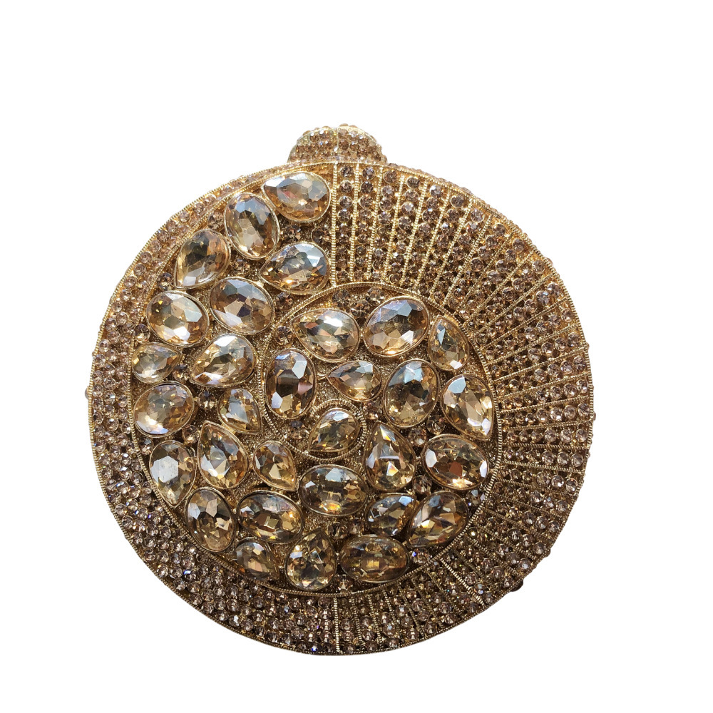 Nuevo paquete de diamante transfronterizo bolsas tridimensionales bolsas de diamante de diamante de nuevo oro
