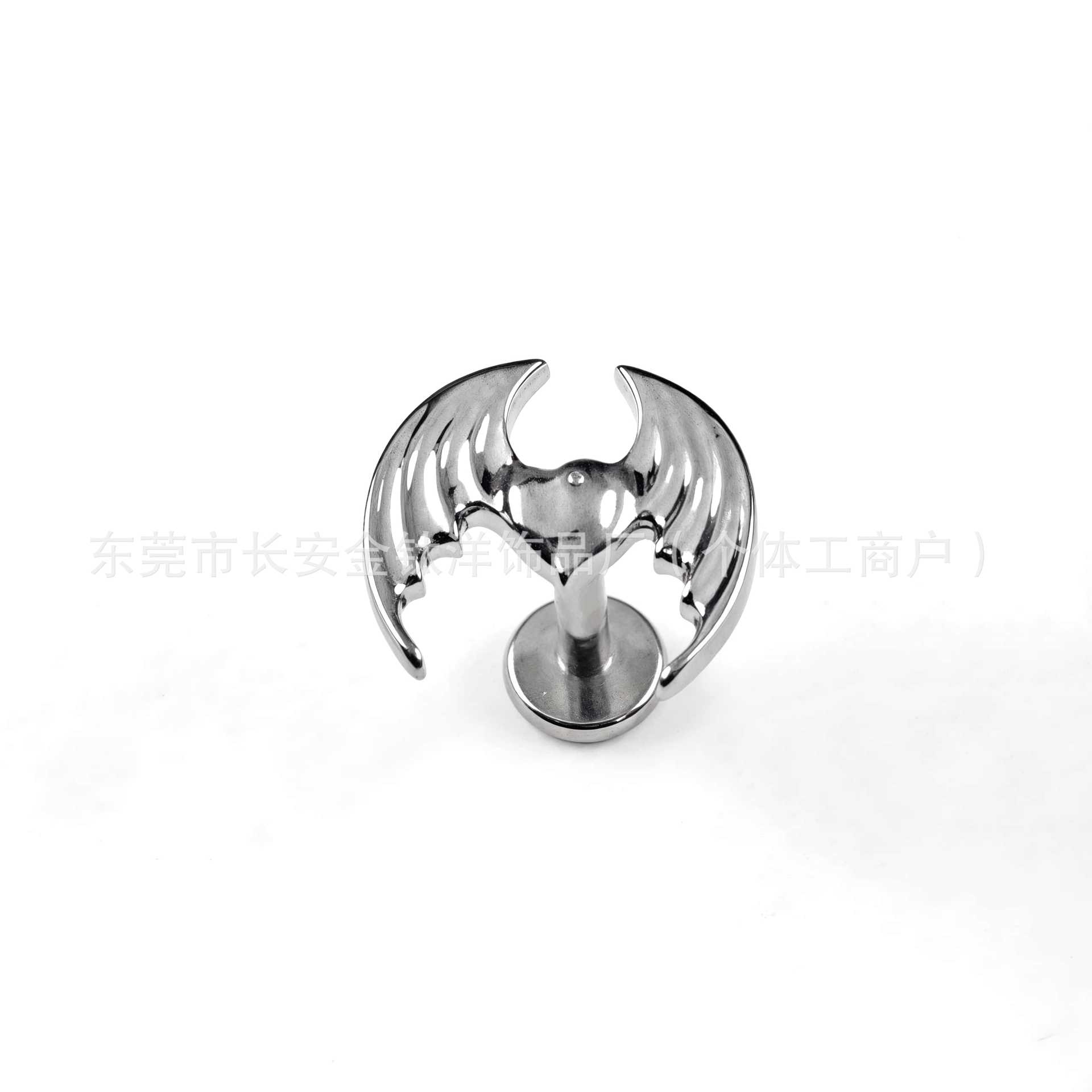 F136 Titanium Devil Wings Love Halloween Nose Nail Ear Bone Nail G23 Titanium Alloy Body Piercing Jewelry detail image 7