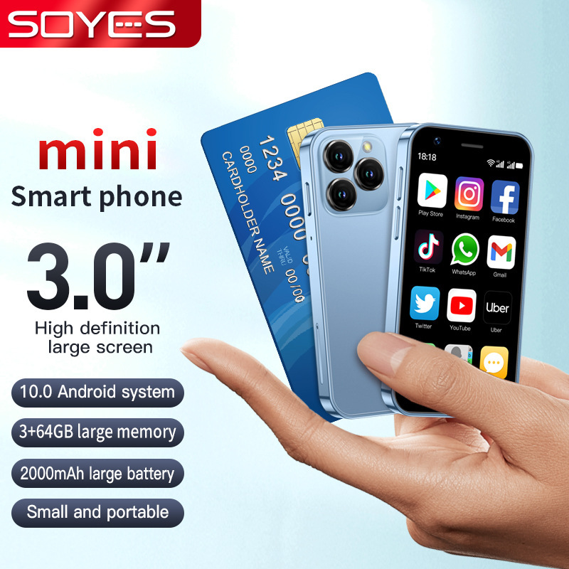 Soyes Sano Xs16 Full Netcom 4g Mini Mobile Phone Ultra-Small Pocket Quad-Core Android Smartphone Cross-Border Google Soyes Sano Xs16 Full Netcom 4g Mini Mobile Phone Ultra-Small Pocket Quad-Core Android Smartphone Cross-Border Google