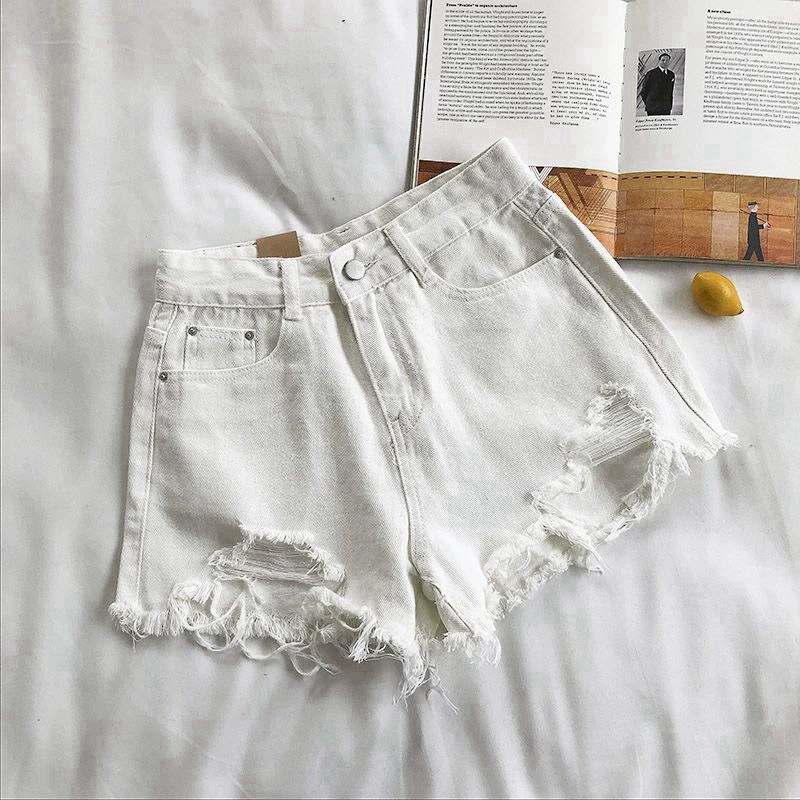 Джинсовые шорты / юбка 'Tide' для детей, distressed A-line лето, облегающие или свободного кроя