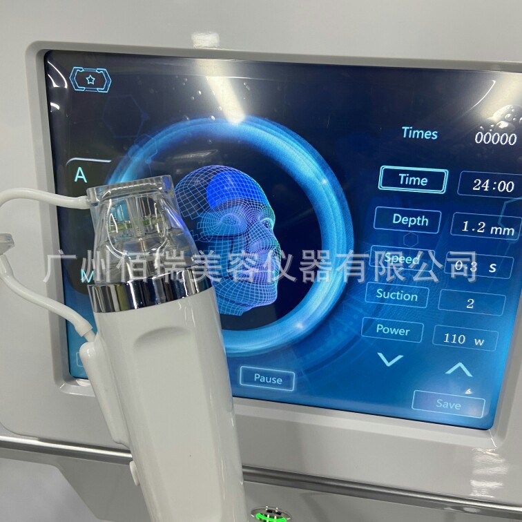 Fábrica auto-operado Comercio exterior versión de escritorio oro RF Micro aguja instrumento de belleza aguja acné pit acné marcas de elevación y apriete superficie de la piel