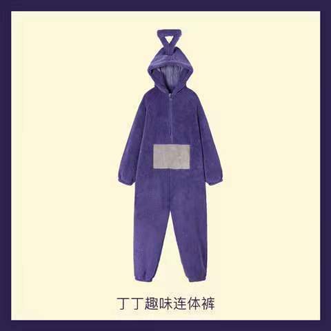 Tencel bebé pijamas de una sola pieza invierno de las mujeres de dibujos animados lindo de dibujos animados divertido prendas de vestir exteriores desgaste engrosada coral polar