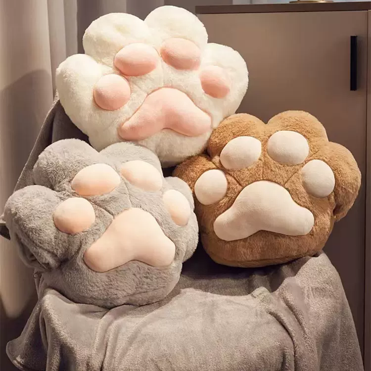 猫爪汽车抱枕被子两用办公室午睡神器枕头空调毯子二合一午休靠枕