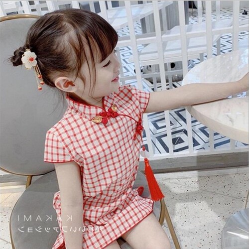 Ladies' Children's Summer Dress, Qipao Princess Dress, Chinese Style, Retro Fashion, One Piece Dropshipping
