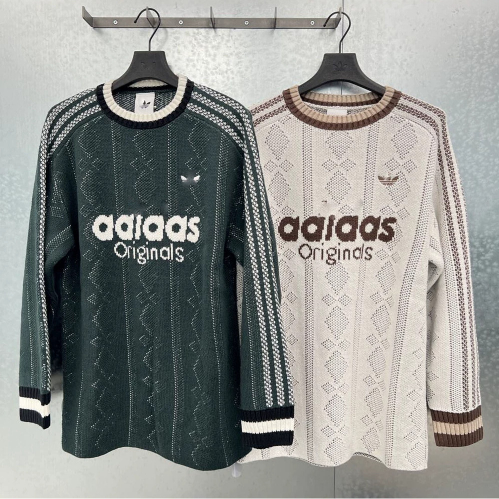 New Spring and Autumn Cross-Border Jacquard Striped Knit Sweater, Round Neck Pullover for Women, Loose Fit, Versatile Long Sleeve Sweatshirt New Spring and Autumn Cross-Border Jacquard Striped Knit Sweater, Round Neck Pullover for Women, Loose Fit, Versatile Long Sleeve Sweatshirt