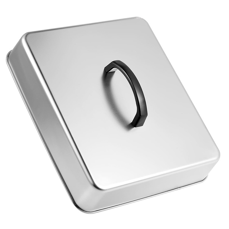 304不锈钢方形烧烤盖牛排盖铁板烧盖西餐盖融化圆顶跨境汉堡盖