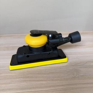 70X198 Rectangular Pneumatic Dry Grinding Locomotive Paint Surface Grinding and Polishing Tool Central Dust Collection Self-vacuuming Sander