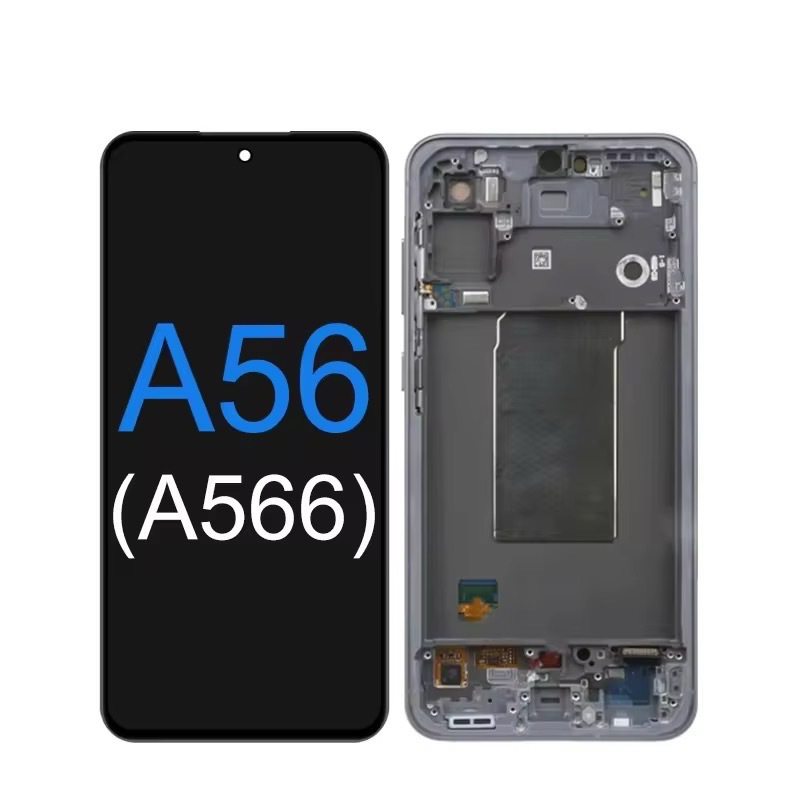 Aplicable a Galaxy Samsung A56 / A36 conjunto de pantalla LCD con marco de alta calidad A56 pantalla original