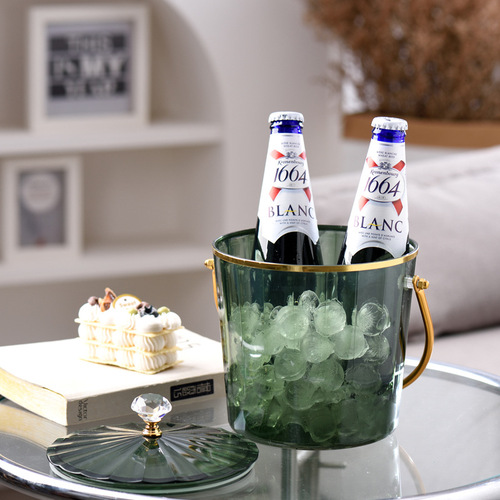 Ice bucket cold kettle with faucet cold drink bucket household cold kettle ice kettle fruit tea bucket wine cold brew kettle cold drink bucket