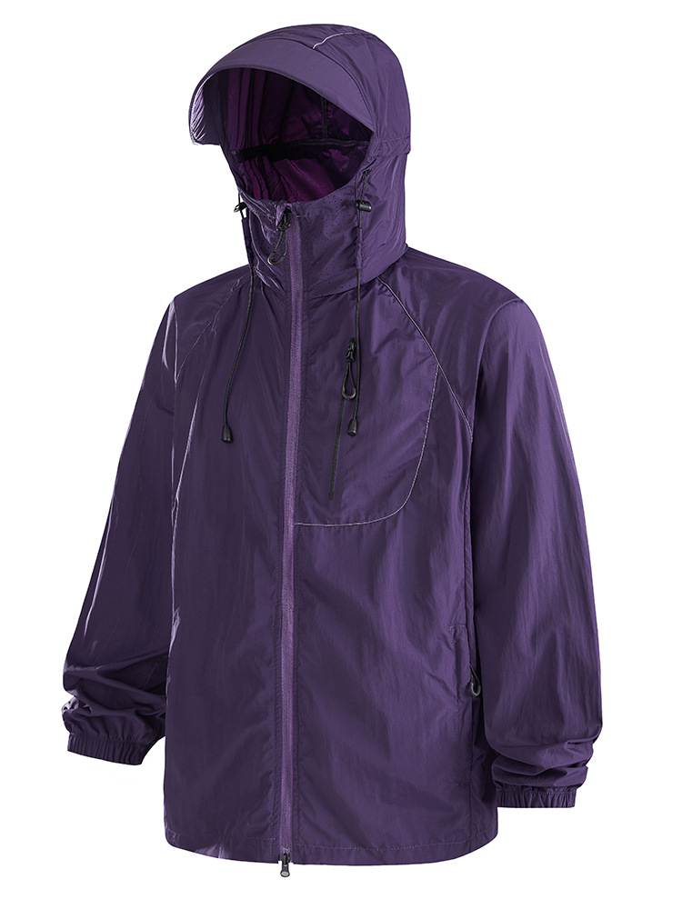 Ropa de protección solar ligera de verano americano, cintura elástica para mujer, diseño de cordón lateral, chaqueta suelta de manga larga, nuevo producto