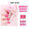 Short nail stickers, advanced fake nails, high-quality style, ready-made product, wholesale, European style