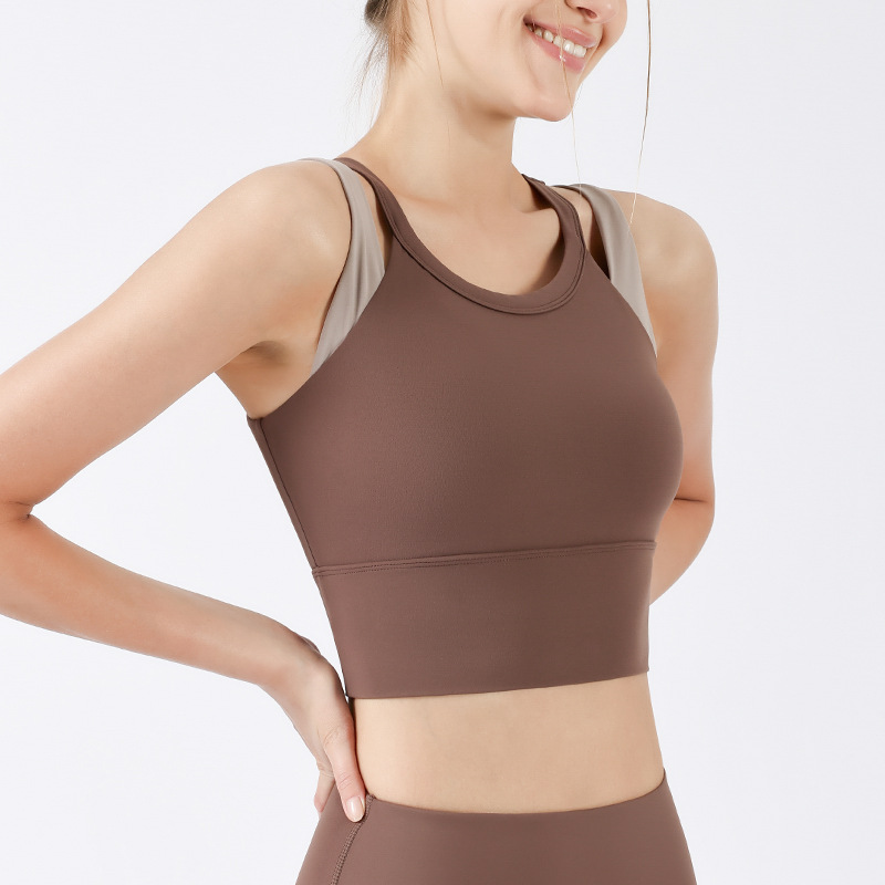 ropa interior deportiva personalizada mujer belleza espalda antichoque running yoga chaleco temperamento entrenamiento pilates sujetador de fitness