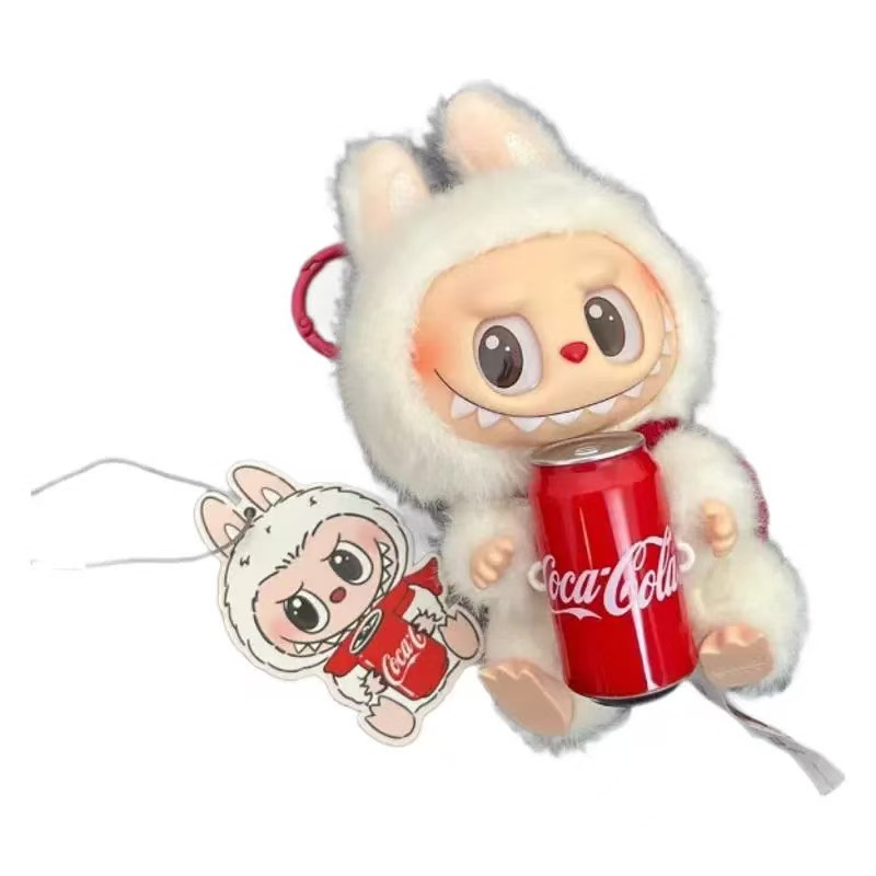 [en stock] Patria labu moda juegan colgantes de peluche tres generaciones muñecas labubu muñecas hechas a mano regalos de caja ciega