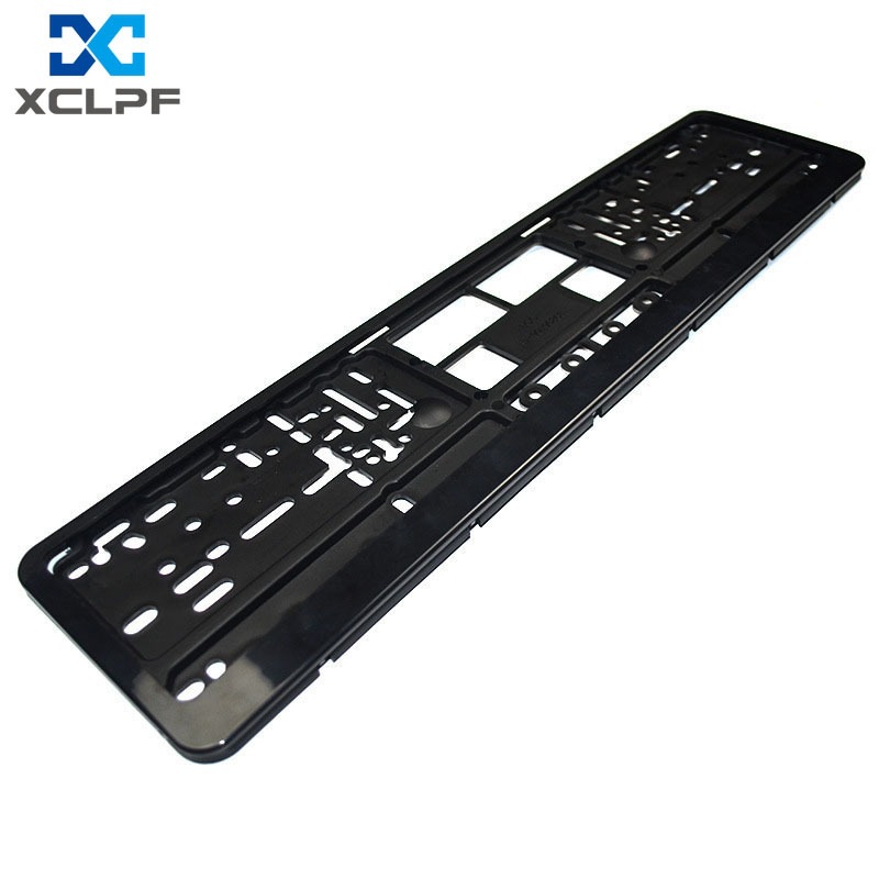 Yà mǎ European Plastic License Plate Frame (License plate holder/license plate holder) - black