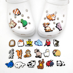 Non-infringement cute cartoon animal series shoe flower shoe buckle Croc shoe shoe buckle croc decoration