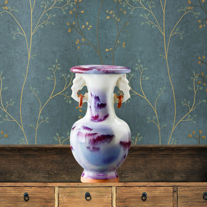 가마 변형 풍경 쌍귀병 트럼펫 + 나무 베이스