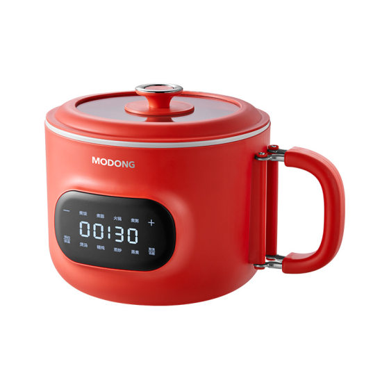 Moto Small Electric Pot Titanium Coated Non-stick Inner Pot Student All-in-One Household Dormitory Electric Cooking Pot Wok