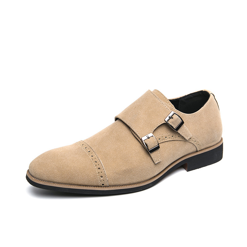 Zapatos de hombre transfronterizos más tamaño nuevos zapatos de cuero casuales moda zapatos de vestir de negocios para hombres tendencia zapatos de cuero tallados Bullock image 9