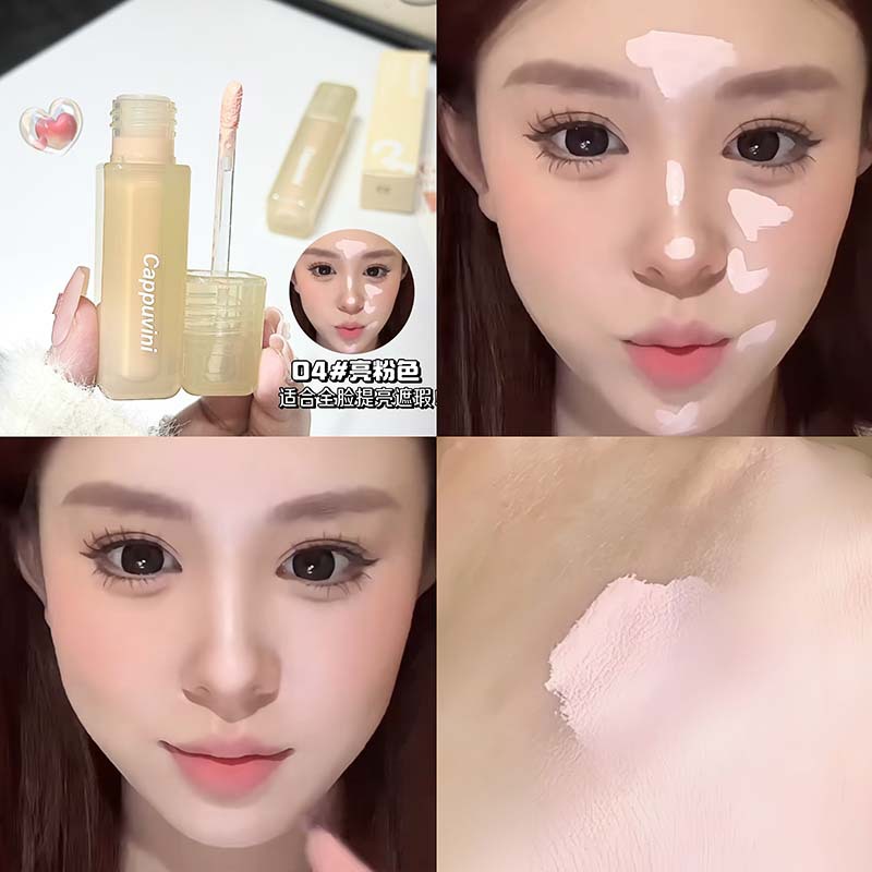 CAPPUVINI Velvet Mist opacificador mate para brillo facial, cubriendo los círculos oscuros, hidratando las marcas y no atascando el maquillaje.