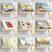 电表箱装饰画2025新款客厅餐厅挂画现代简约免打孔电闸箱遮挡壁画